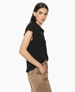 Best Blouse 298461/3597-0 Zwart Dessin Dames Blouses