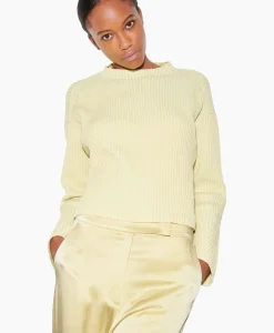 Online Gebreide Trui 198399/5908-0 Geel Dames Truien