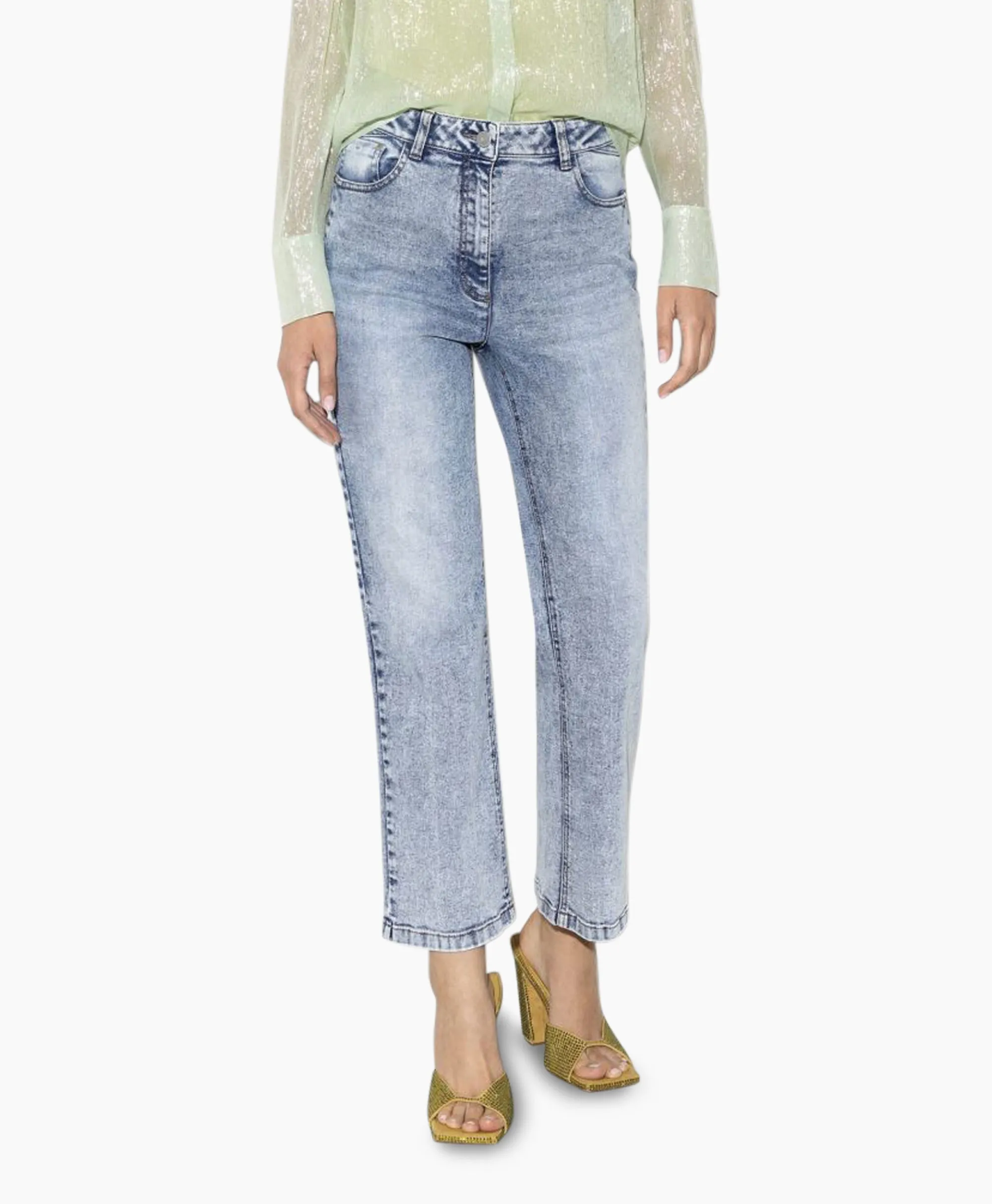 Outlet Jeans 698629/3613-0 Blauw Dames Broeken