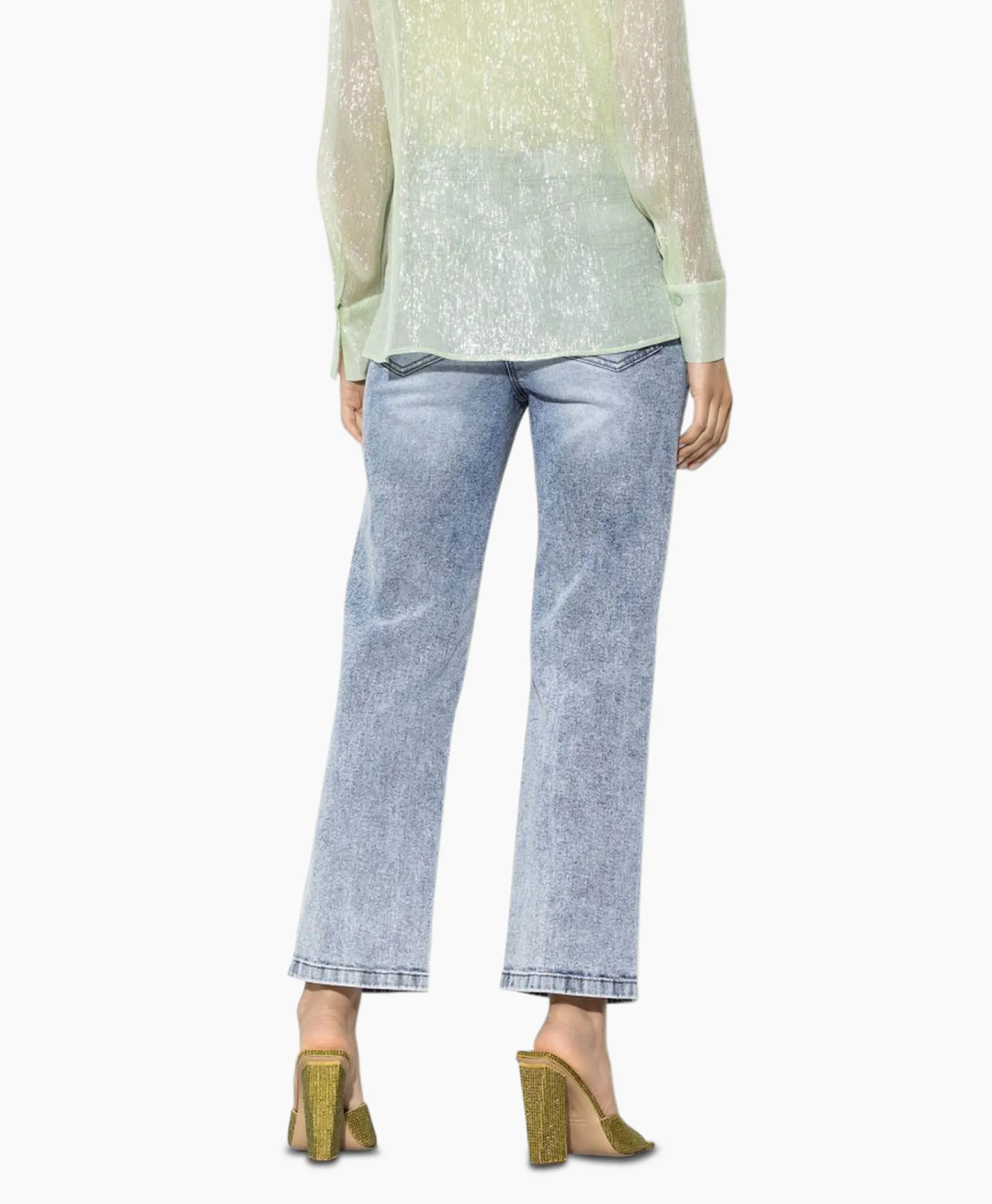 Outlet Jeans 698629/3613-0 Blauw Dames Broeken