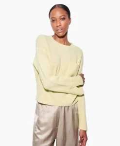 Hot Pullover 198482/5871-0 Geel Dames Truien