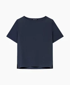 Luisa Cerano T-Shirt Korte Mouw 398117/7600-0 Donker Blauw*Dames T-Shirts & Tops