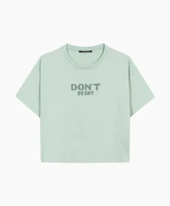 Online T-Shirt Korte Mouw 398121/7800-0 Mint Dames T-Shirts & Tops