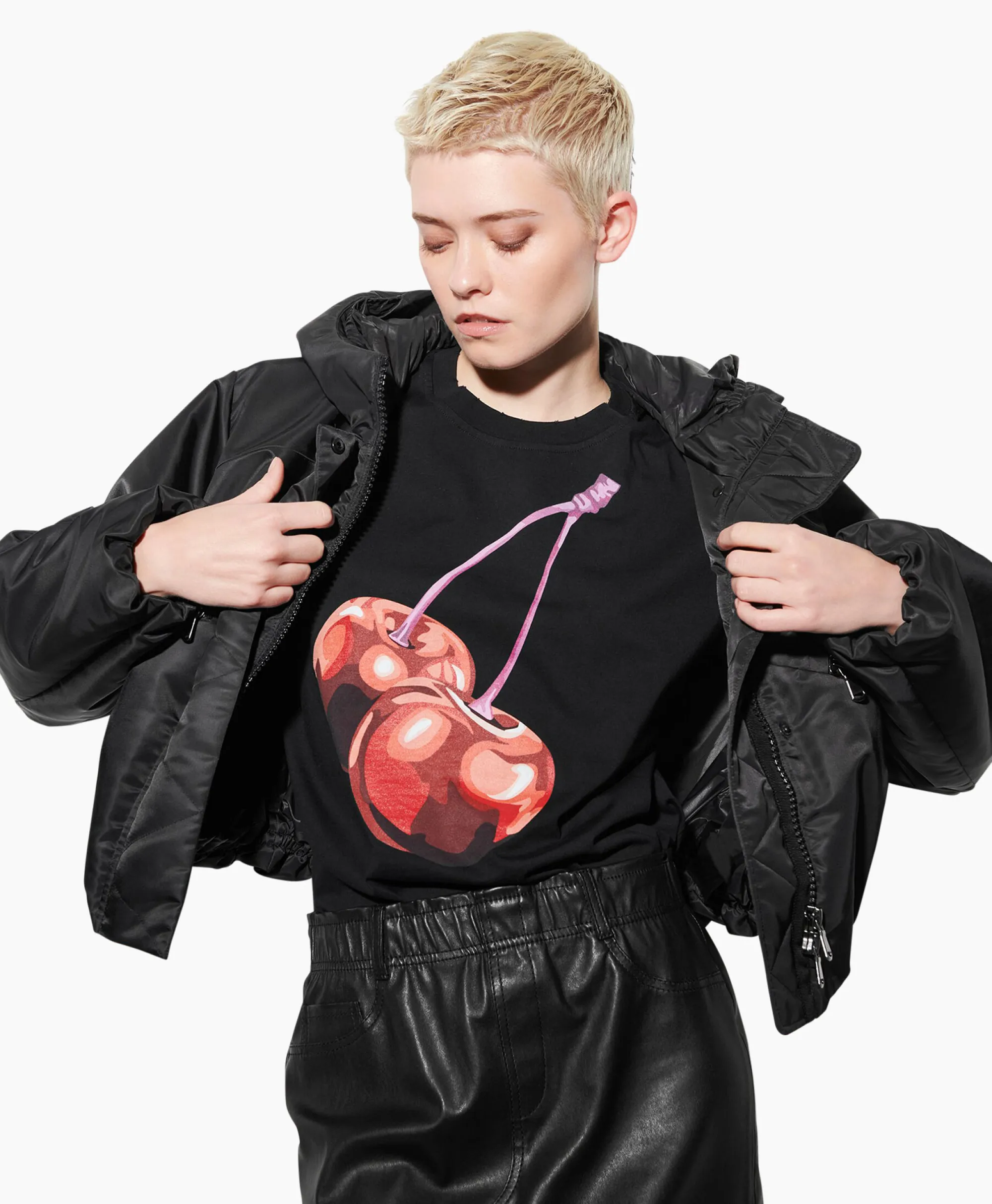 Outlet T-Shirt Korte Mouw 398104/7799-0 Zwart Dessin Dames T-Shirts & Tops