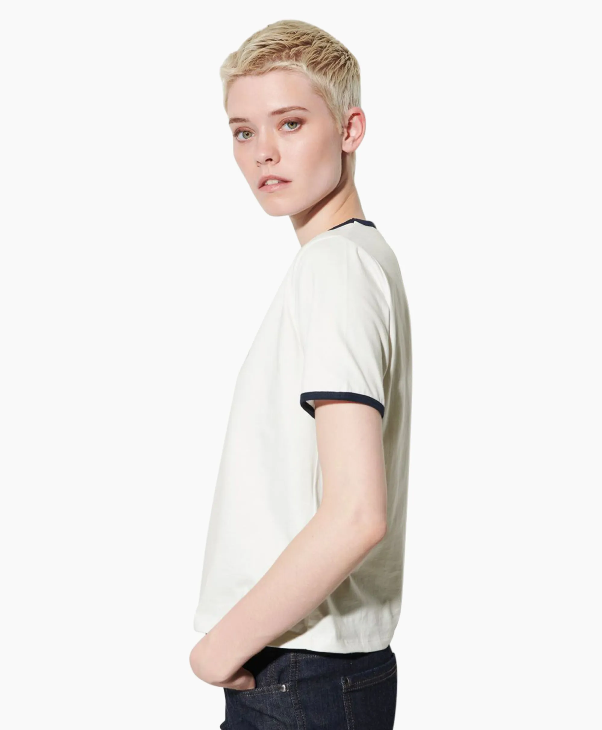 Discount T-Shirt Korte Mouw 398144/7799-0 Off White Dames T-Shirts & Tops