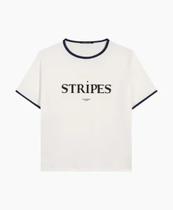 Discount T-Shirt Korte Mouw 398144/7799-0 Off White Dames T-Shirts & Tops