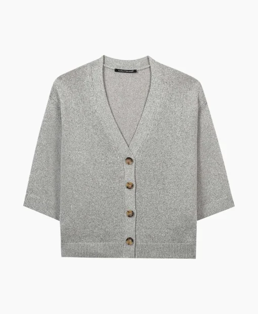 Luisa Cerano Vest 488310/5157-0 Licht Grijs*Dames Vesten