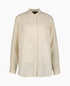 Marant Etoile Blouse Britten-Gb Ecru Dames Blouses