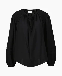 Outlet Marant Etoile Blouse Lamaya-Gb Zwart Dames Blouses