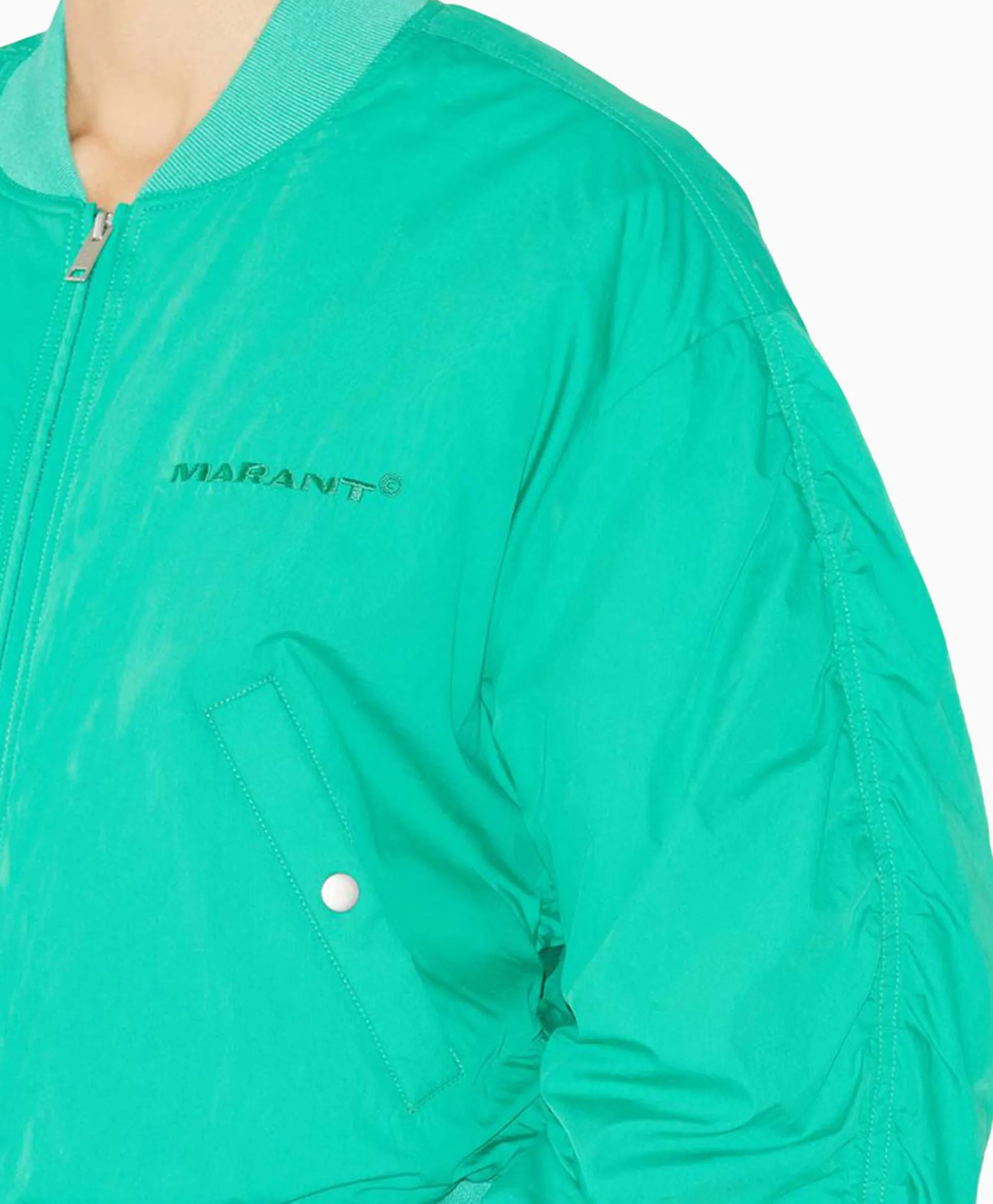 Marant Étoile Marant Etoile Jack Bessime-Ga Groen*Dames Jassen