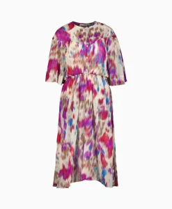 Sale Marant Etoile Midi Jurk Maggy-Gb Beige Dames Jurken