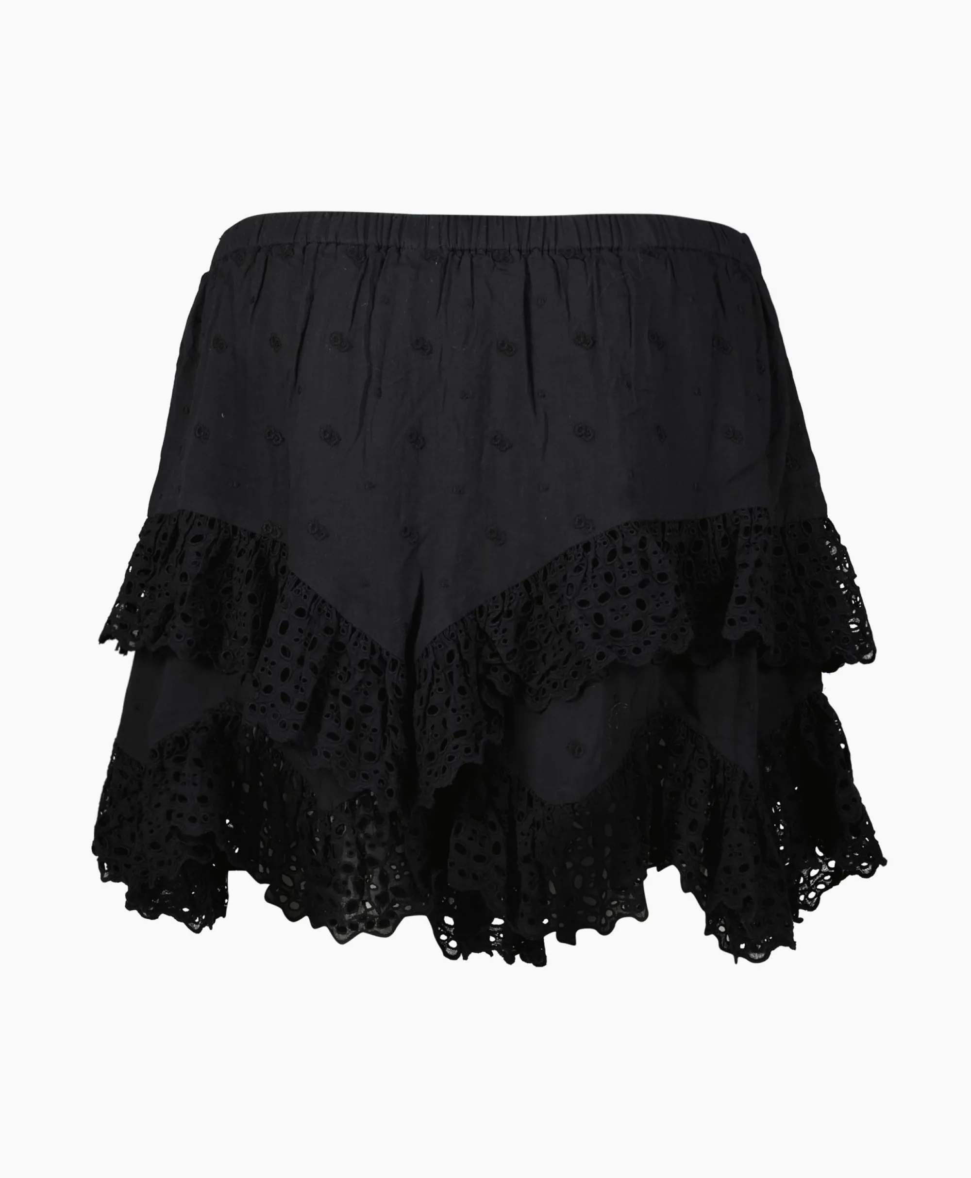 Marant Étoile Marant Etoile Minirok Sukira-Gc Zwart*Dames Rokken