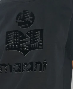 Best Marant Etoile T-Shirt Korte Mouw Zewel-Ga Zwart Dames T-Shirts & Tops