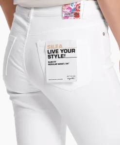 Best Jeans Wp 82.04 D50 Wit Dames Broeken