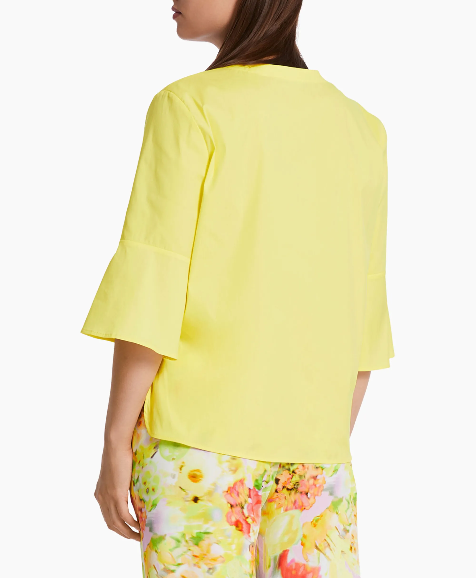 Blouse Wc 51.19 W93 Midden Geel Dames Blouses