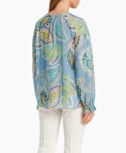 Hot Blouse Wc 51.33 W74 Licht Blauw Dames Blouses