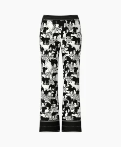 Discount Broek Wc 81.04 M03 Print + 2 Kleurig Dames Broeken