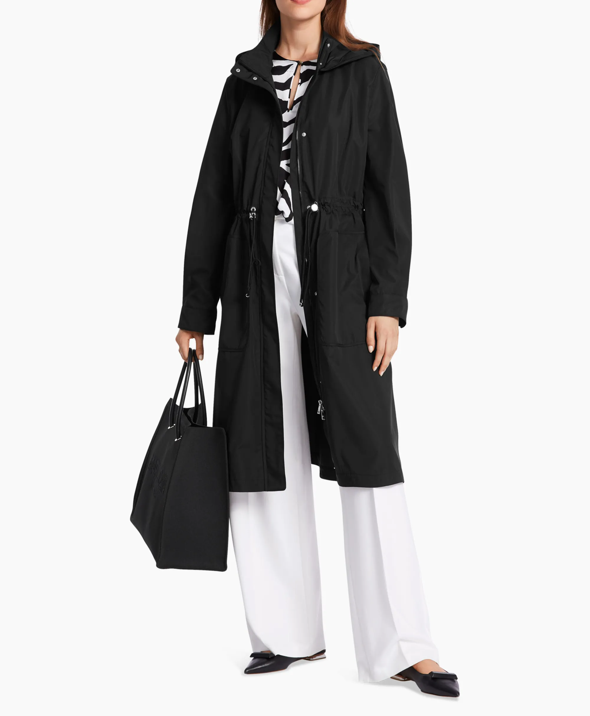 New Coat Wc 11.04 W26 Zwart Dames Jassen