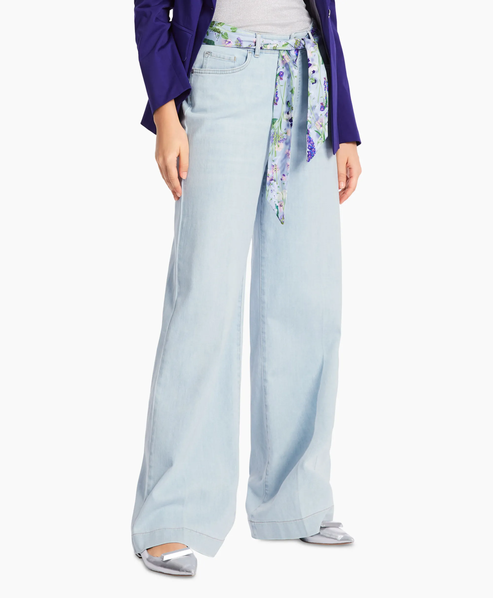 Hot Jeans Wc 82.09 D04 Licht Blauw Dames Broeken