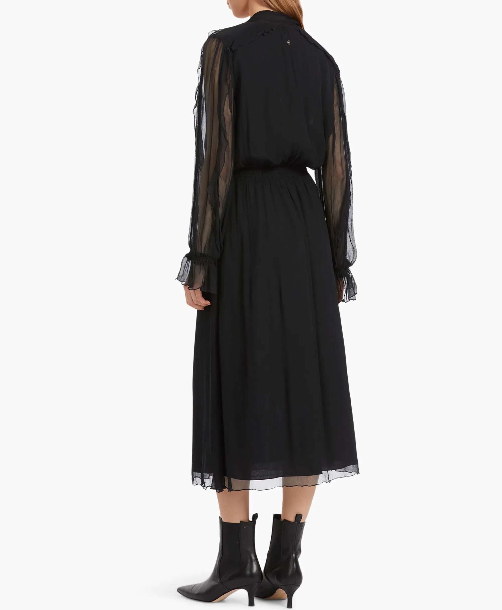 Best Jurk Vc 21.19 W51 Zwart Dames Bruiloftskleding