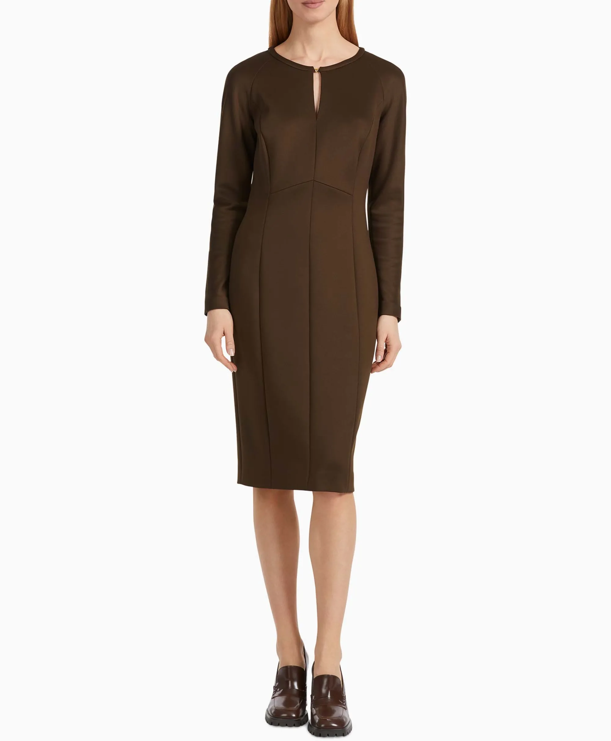 Discount Jurk Vc 21.27 J22 Bruin Dames Bruiloftskleding