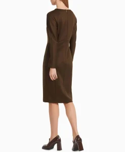 Discount Jurk Vc 21.27 J22 Bruin Dames Bruiloftskleding