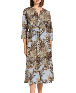 Hot Mini Jurk Uc 21.24 W54 Blauw Dames Bruiloftskleding