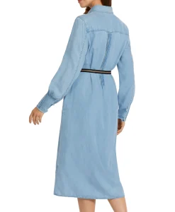 Clearance Mini Jurk Uc 21.02 D63 Licht Blauw Dames Bruiloftskleding