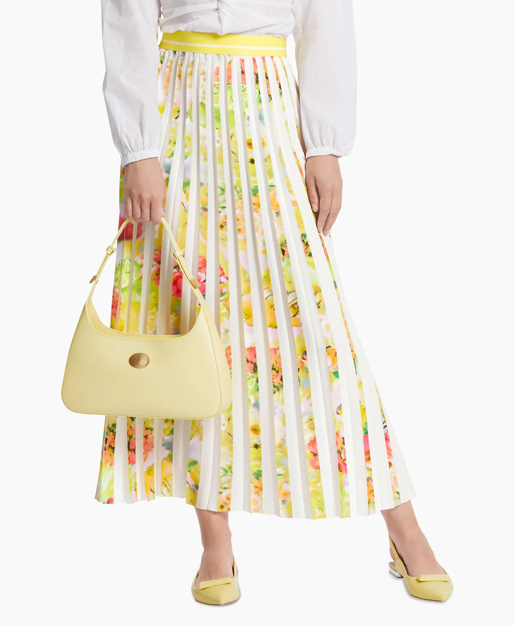 Rok Wc 71.11 W36 Midden Geel Dames Bruiloftskleding