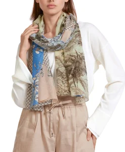 Sjaal Uc B4.15 Z08 Donker Groen Dames Sjaals