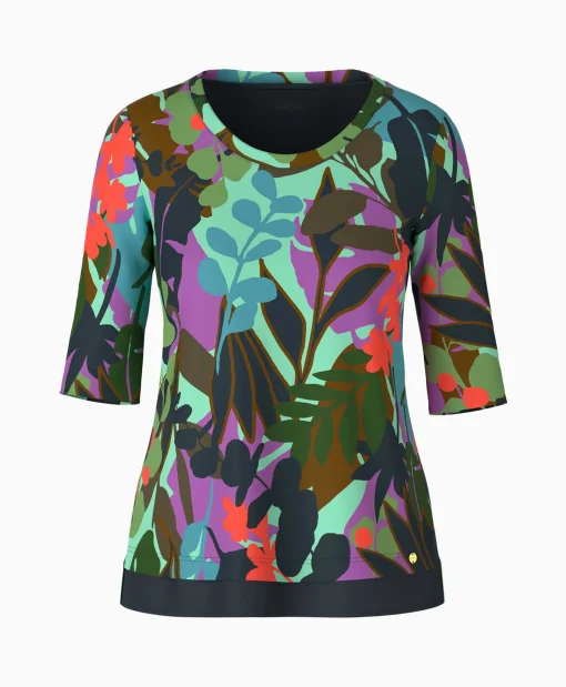 Marccain Collectie T-Shirt Wc 48.27 J04 Groen*Dames T-Shirts & Tops
