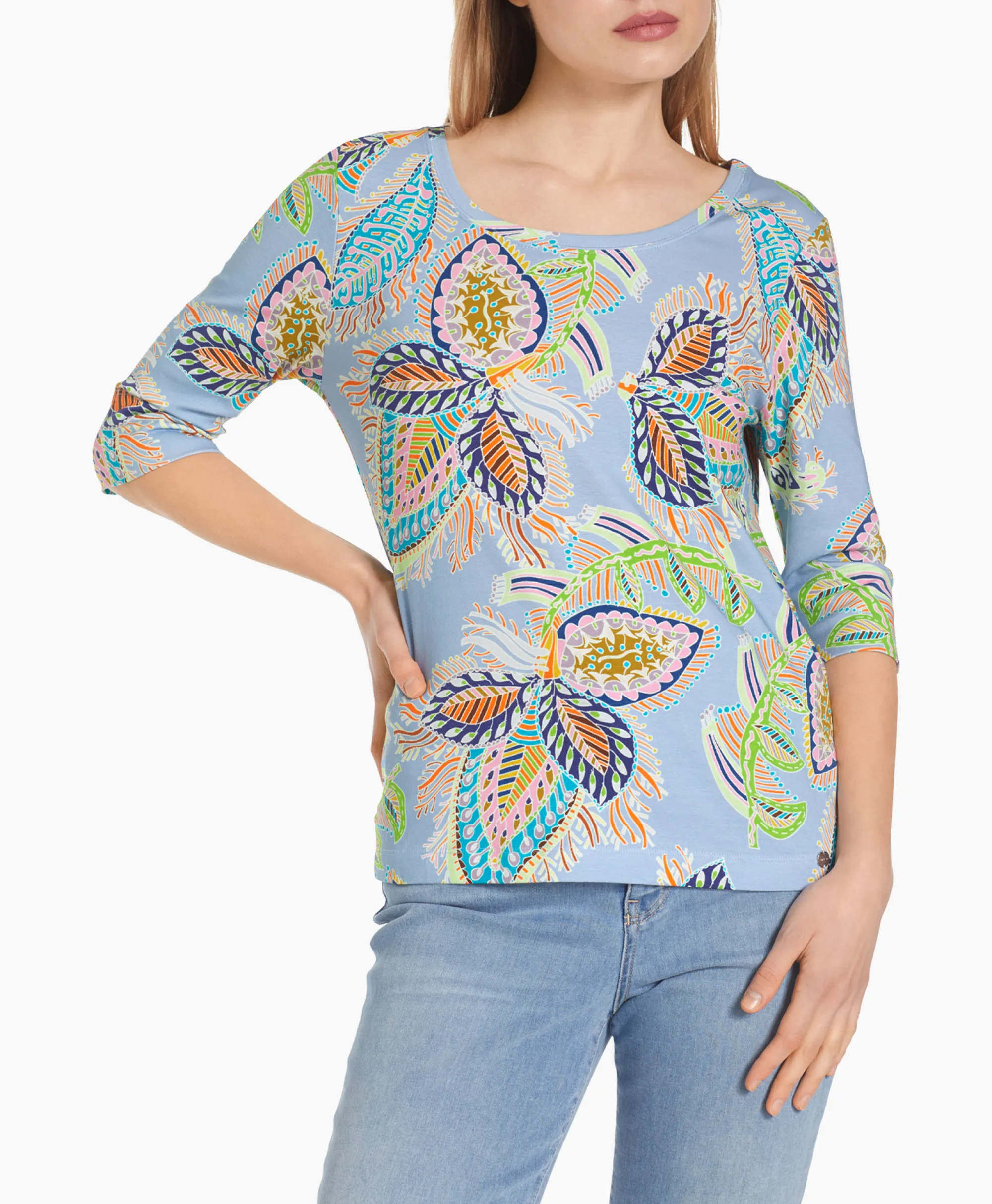 T-Shirt Wc 48.66 J47 Licht Blauw Dames T-Shirts & Tops