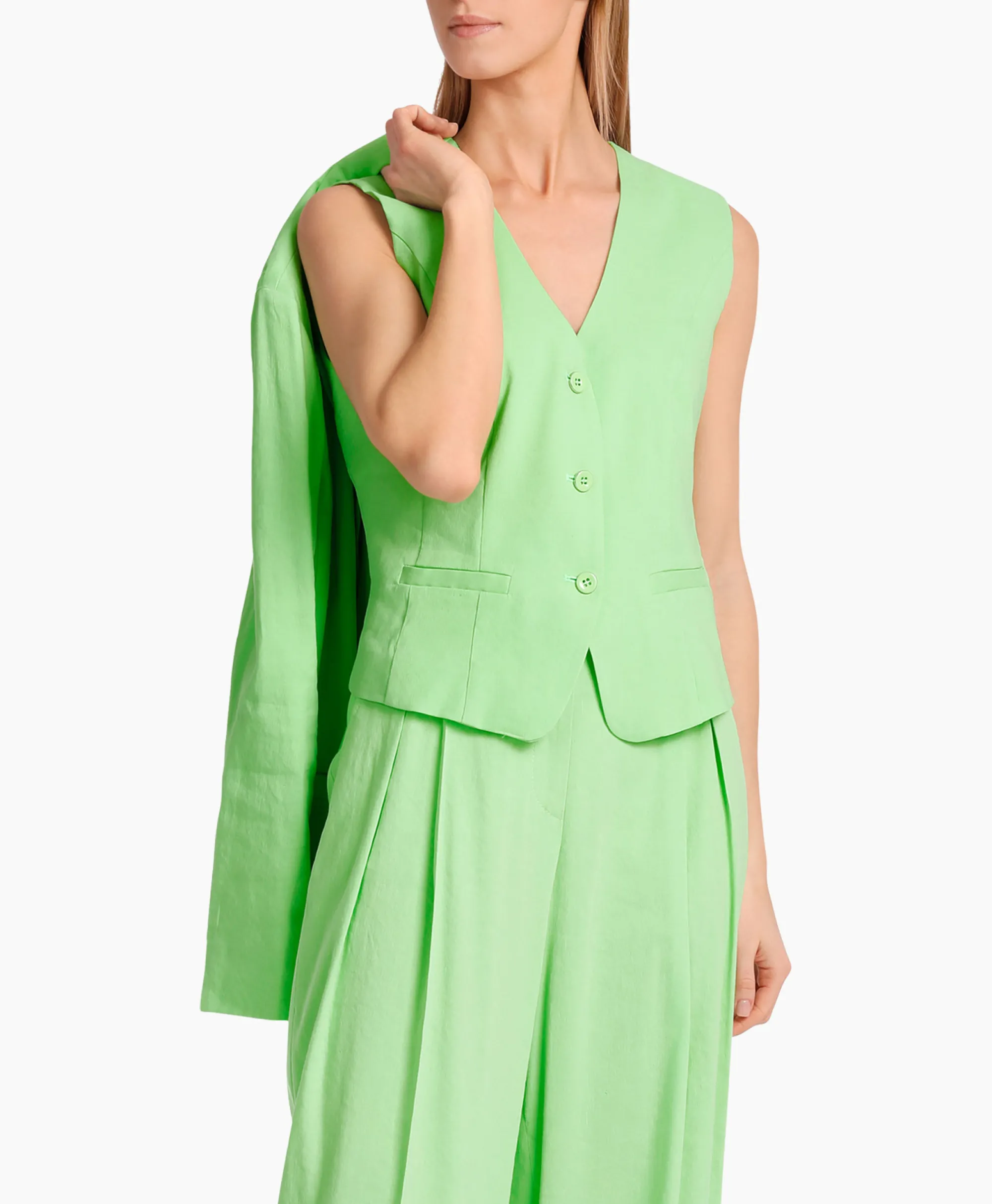 Clearance Vest Wc 37.02 W47 Groen Dames Vesten