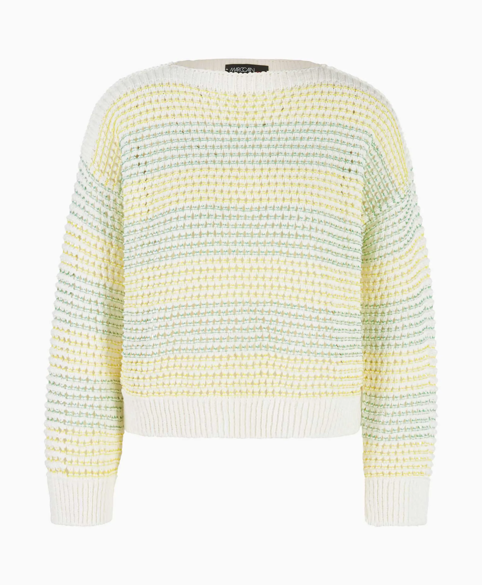 Marccain Sport Pullover Ws 41.14 M18 Off White*Dames Truien