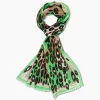 Outlet Shawl Ws B4.07 Z09 Groen Dames Sjaals