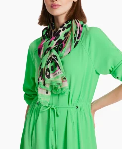 Outlet Shawl Ws B4.07 Z09 Groen Dames Sjaals