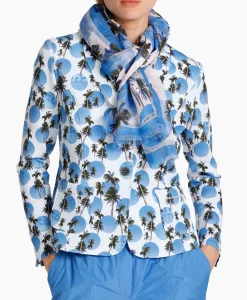 Online Shawl Ws B4.07 Z27 Donker Blauw Dames Sjaals