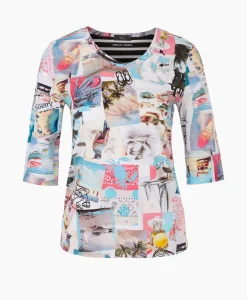 Outlet T-Shirt Ws 48.39 J66 Rood Dames T-Shirts & Tops