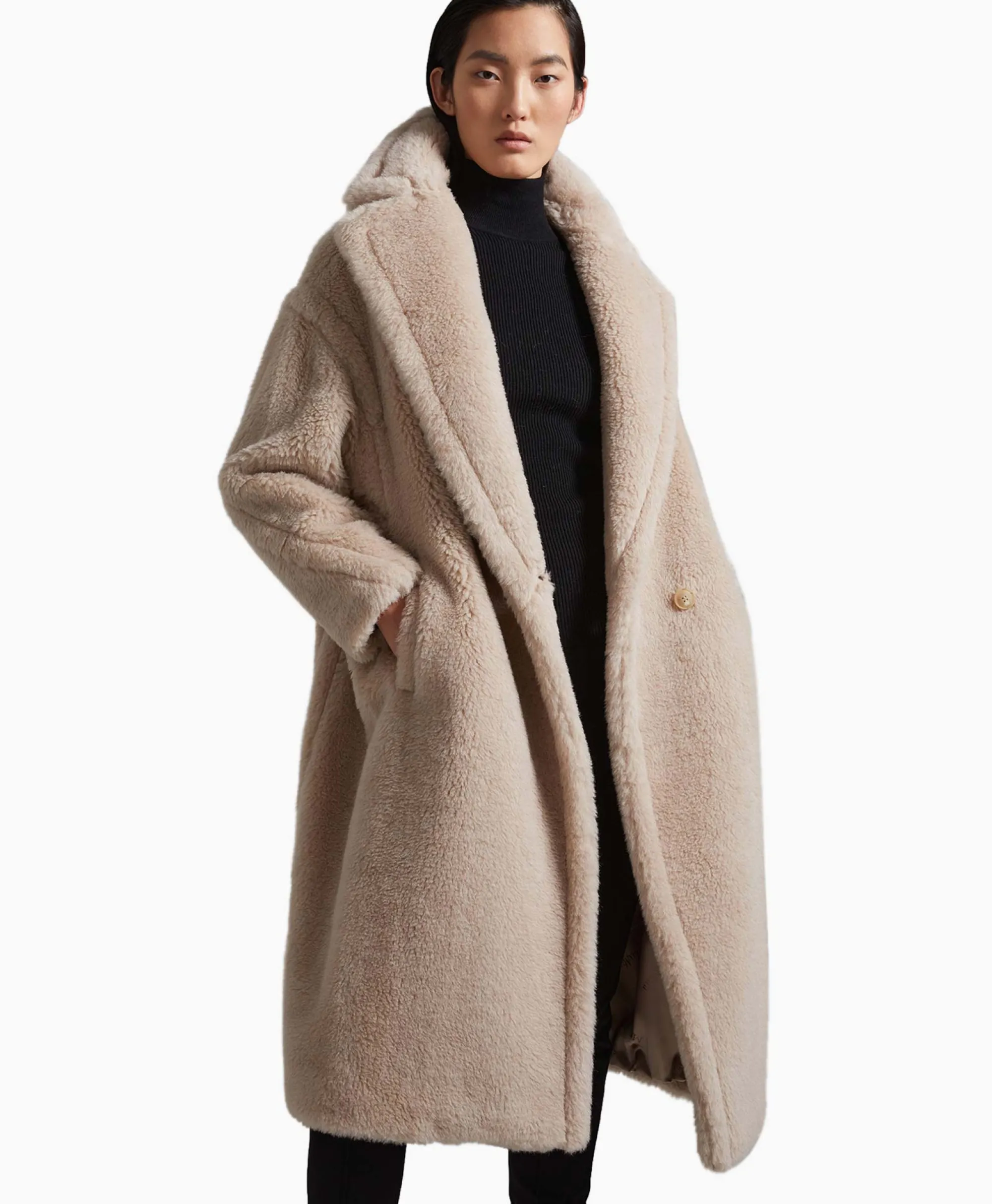 Mantel Tedgirl Beige Dames Jassen