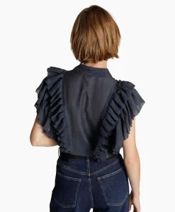 Discount Blouse Must Donker Blauw Dames Blouses