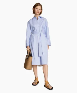 Hot Midi Jurk Masseila Blauw Dames Jurken