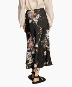 Outlet Midi Rok Carson Off White Dames Rokken