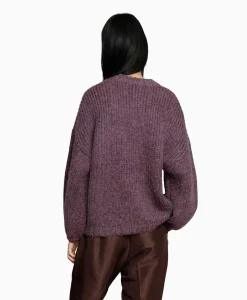 Best Pullover 233-1670-23379 Paars Dames Truien