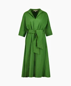 Clearance Midi Jurk Akeno-N1Ca02 Groen Dames Jurken