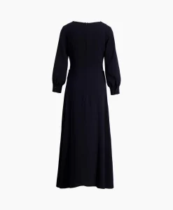 Best Midi Jurk Ava-N6Nj03 Donker Blauw Dames Jurken