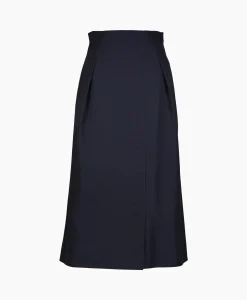 Hot Midi Rok Alicia-Jzzn01 Donker Blauw Dames Rokken