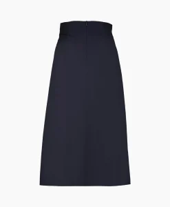 Hot Midi Rok Alicia-Jzzn01 Donker Blauw Dames Rokken