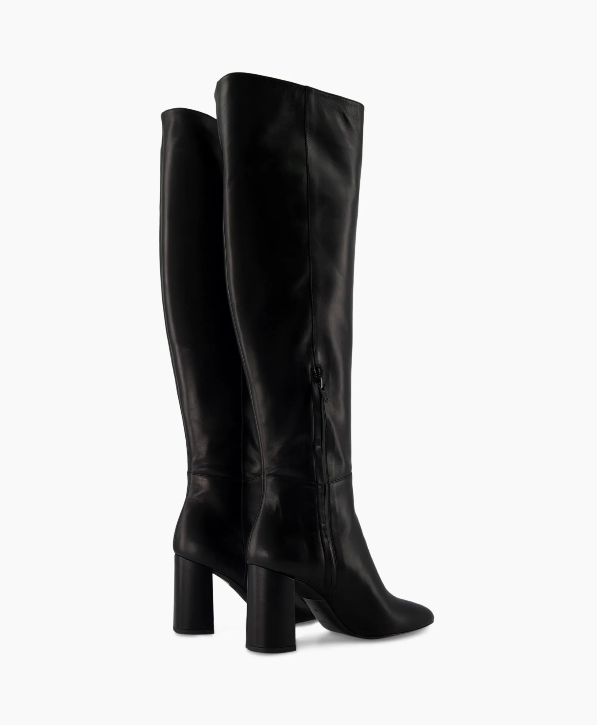 Sale Langelaars Duniazwart Dames Laarzen