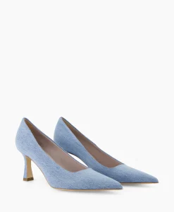 Discount Pump Jeans Col. 11 Blauw Dames Pumps