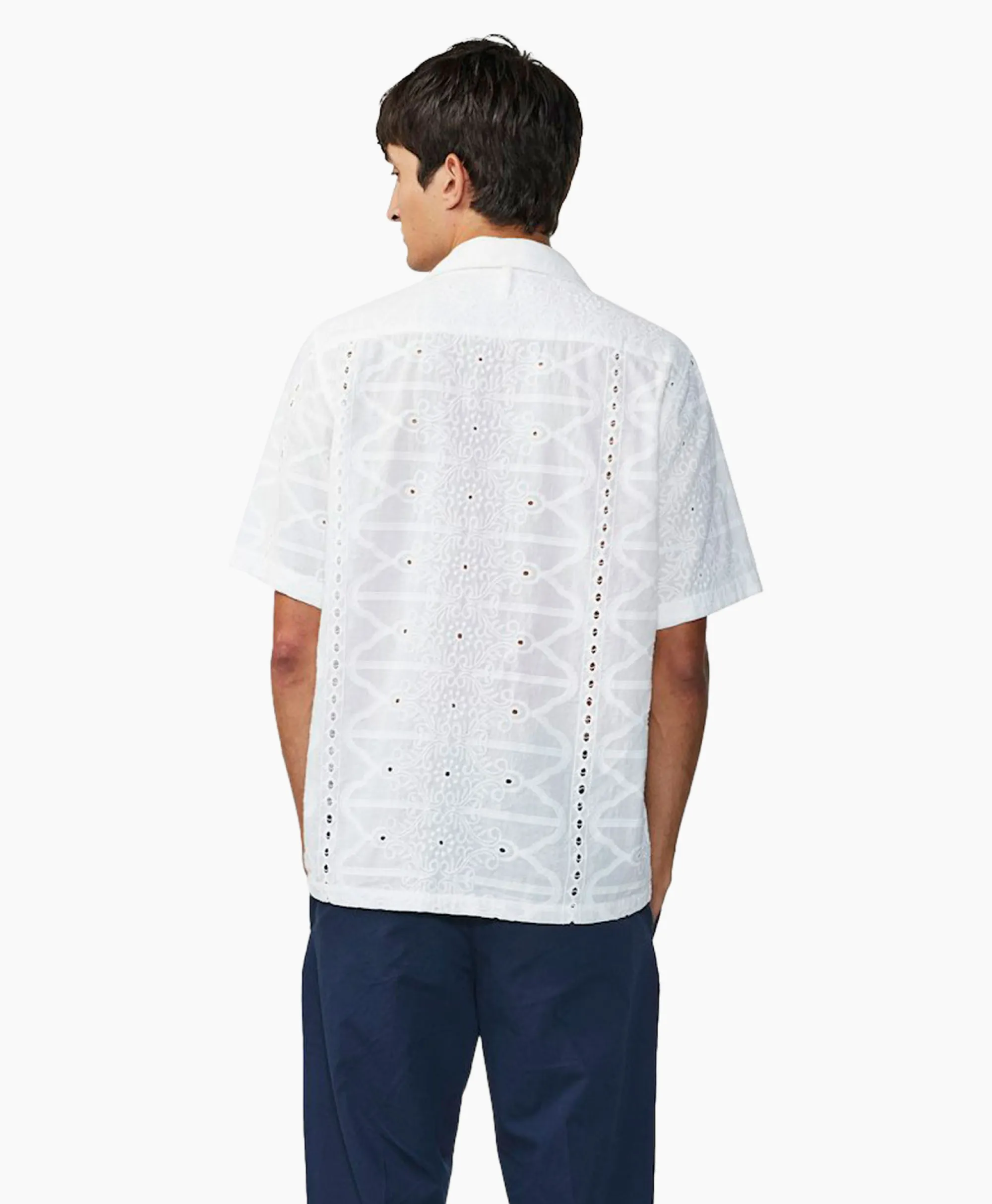 Overhemd Julio Ss 5392 Wit Heren Overhemden